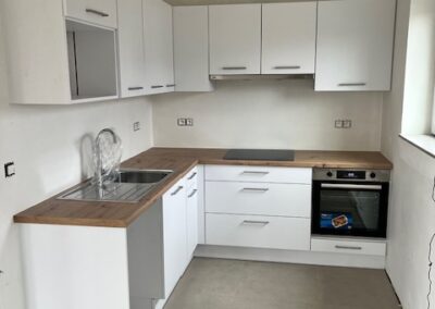 cuisine blanche sur mesure par cuisifab